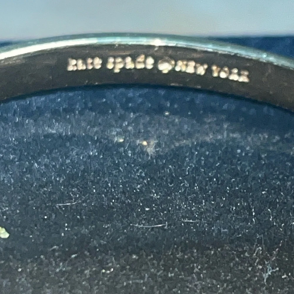 Kate Spade New York Enamel Hinged Bangle Bracelet, Blue